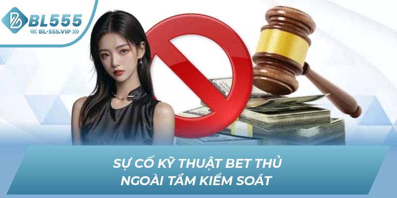 Sự cố kỹ thuật bet thủ ngoài tầm kiểm soát